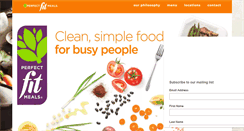 Desktop Screenshot of perfectfitmeals.com