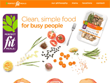 Tablet Screenshot of perfectfitmeals.com